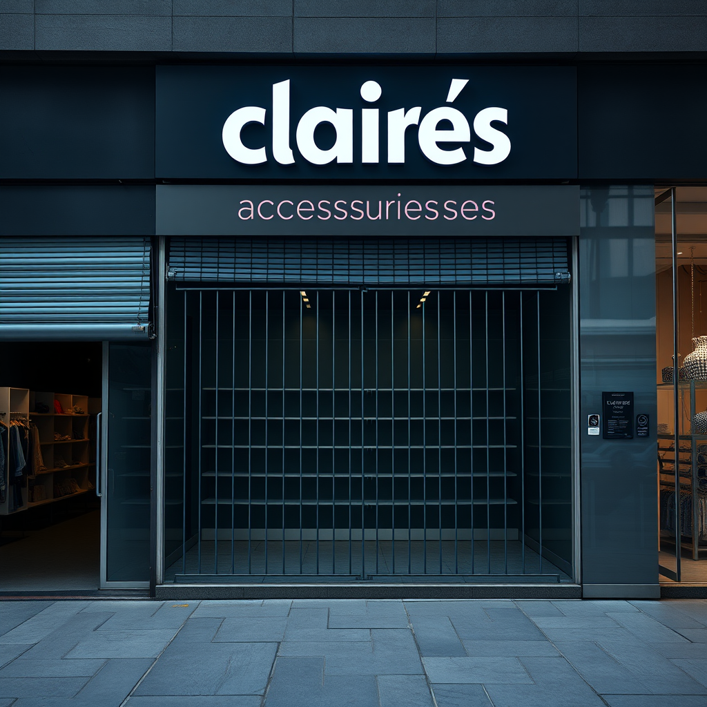 Claire's Accessories in administration: 154 stores shut, 1,300 jobs lost